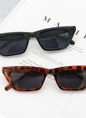 复古太阳镜女潮欧美风猫眼小脸