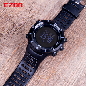 EZON宜准户外多功能登山表运动电子手表男海拔指南针防水腕表H001