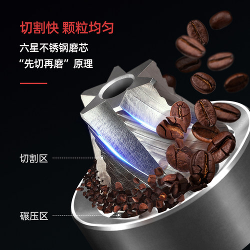 HeroZ3手摇磨豆机咖啡豆研磨机镀钛磨芯手磨咖啡机意式手摇咖啡机 - 图0