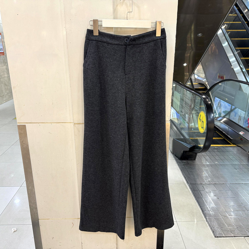 依米莎26A015 立领内搭流苏毛边腰带马甲+直筒裤毛呢三件套裤春装,淘宝优惠券,粉丝福利购,淘宝优惠卷