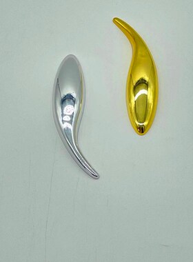 配件小金鱼塑料树脂银色晶瓷画