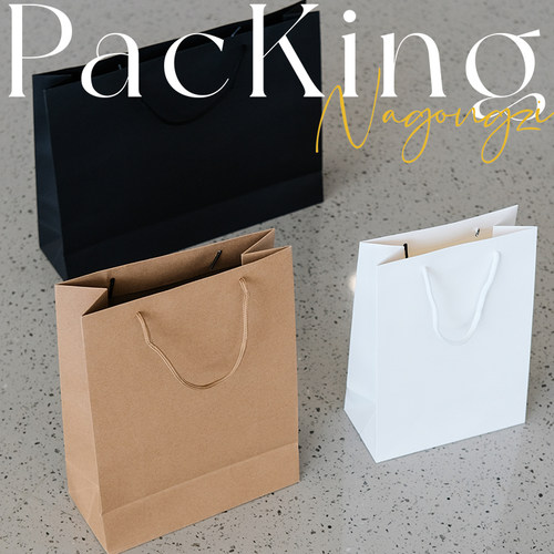 定制纸袋手提袋礼品袋加厚牛皮纸袋购物袋包装礼物袋印刷烘焙袋子 - 图2