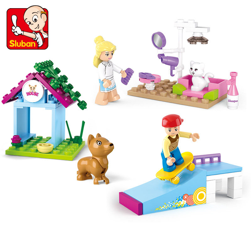 积木女孩子系列益智力小颗粒拼装启蒙玩具幼儿园儿童组装拼图入门,淘宝优惠券,粉丝福利购,淘宝优惠卷