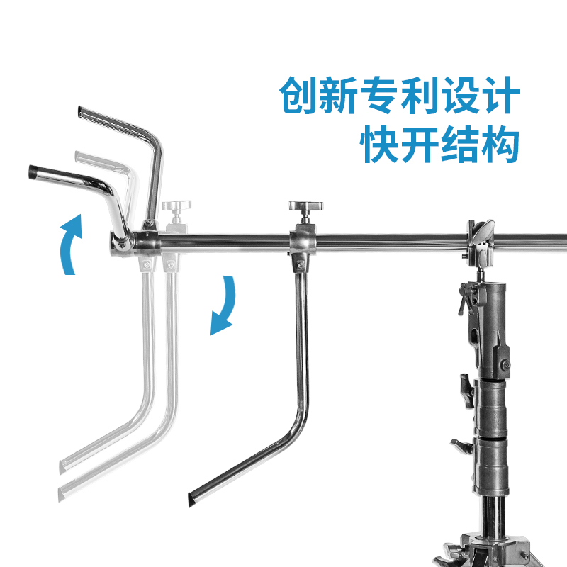 kupo魔术腿c型灯架CL-40MK摄影灯支架40寸快收影视魔术腿背景架-图0