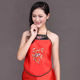 Free shipping women's double layer embroidered silk sexy bellyband
