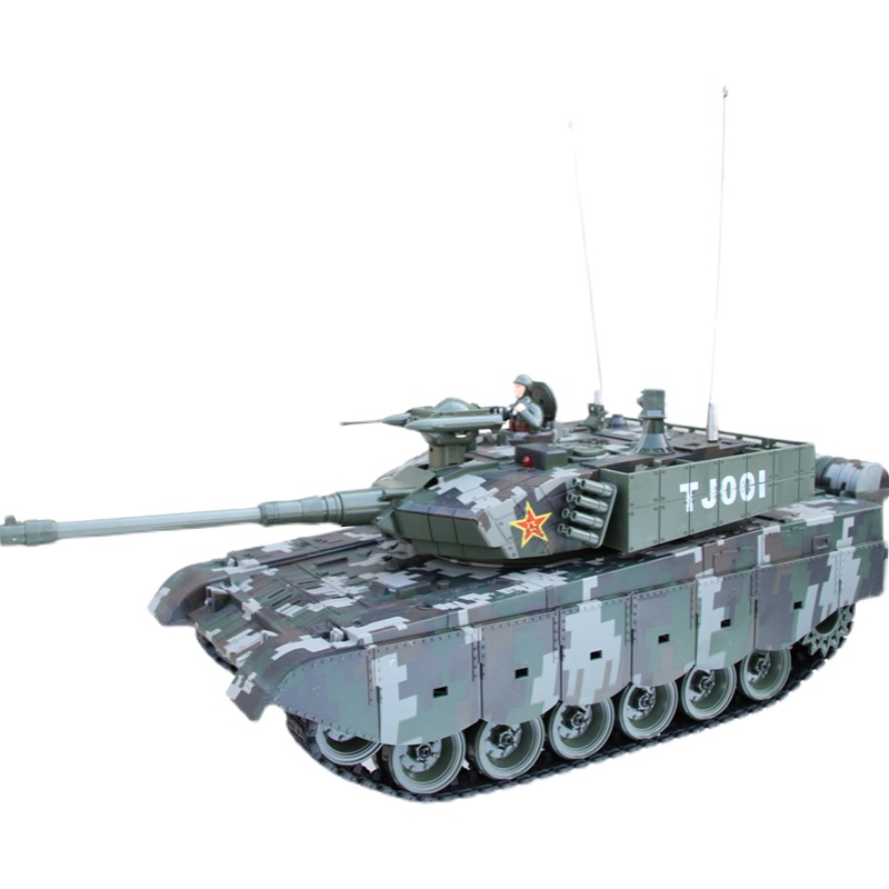 遥控坦克履带式金属可开炮发弹大型对战电动模型儿童玩具汽车男孩 - 图3