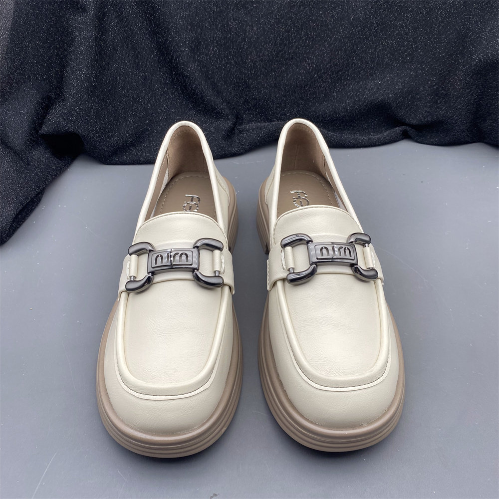 厚底一脚蹬乐福鞋增高配裙子软底防滑气质百搭日常圆头休闲单鞋,淘宝优惠券,粉丝福利购,淘宝优惠卷