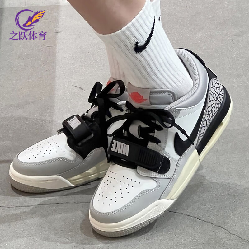 Jordan Legacy 312 low GS爆裂纹女子复古运动篮球鞋CD9054-101-图0