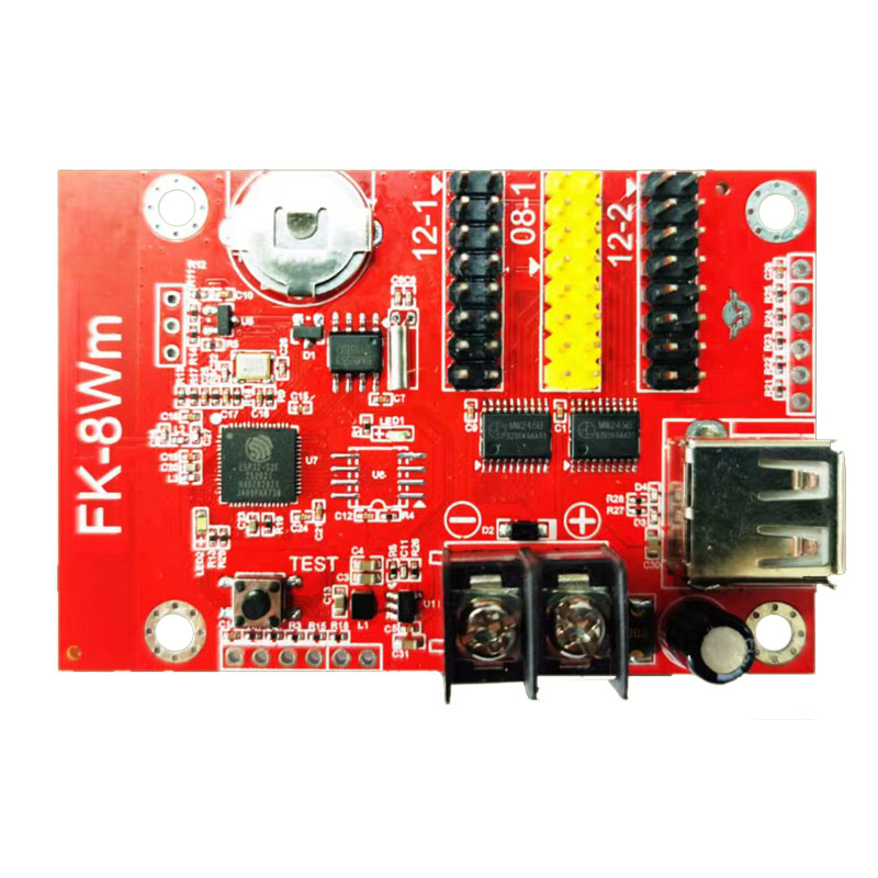 FK-8WM飞控科技 手机WIFI+U LED显示屏控制卡 点播计数单双色条屏 - 图3