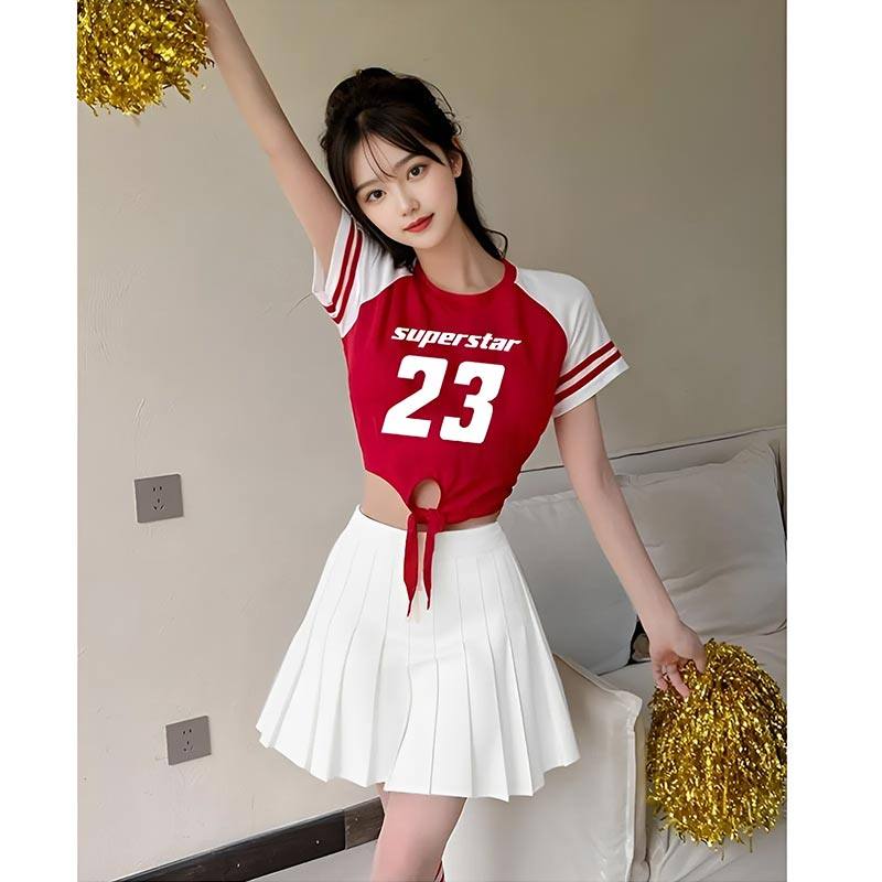 学院风运动会开幕式拉拉队服装女团打歌服学生啦啦操健美操演出服,淘宝优惠券,粉丝福利购,淘宝优惠卷