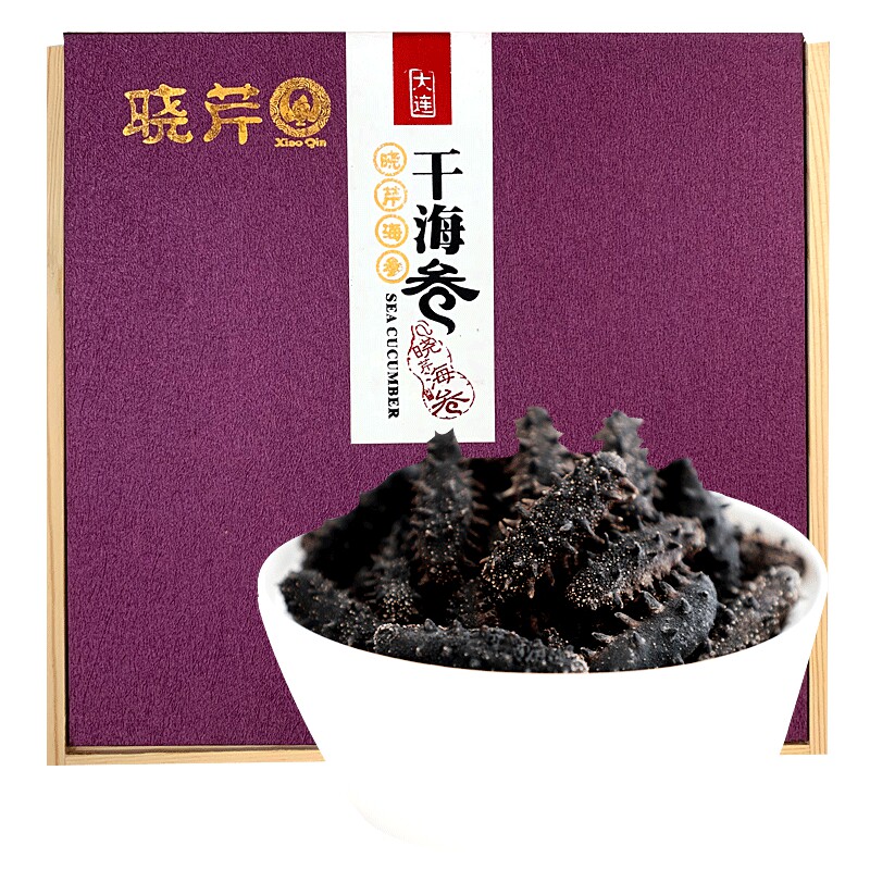 晓芹淡大连辽刺参400克h海参干货 晓芹海参