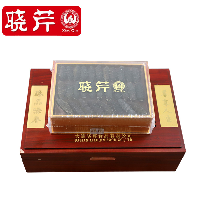 晓芹旗舰店晓芹海参 淡干海参礼盒大连辽刺参 海参干货88克28-32头 海参礼盒1