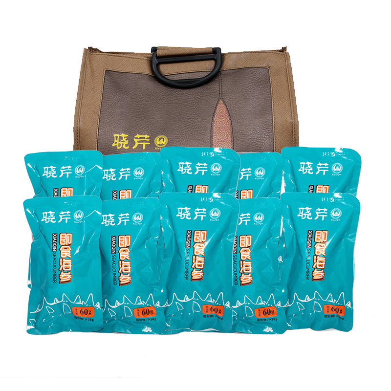 晓芹旗舰店晓芹即食海参 大连刺参 即食海鲜 开袋即食 60g/根 20根 1200克3