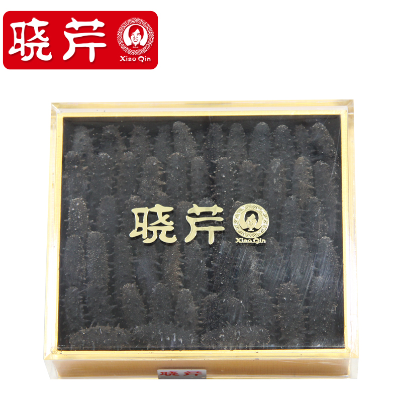 晓芹旗舰店晓芹海参 淡干海参 海参礼盒80-100头 500g 大连海参海参礼盒1