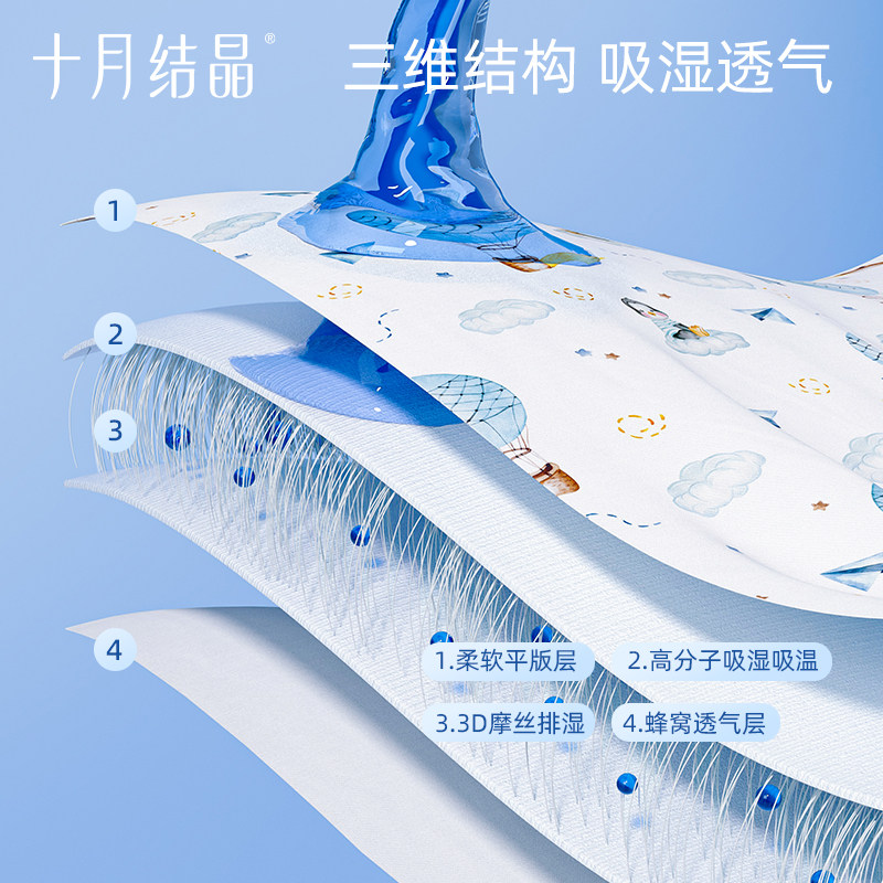 十月结晶婴儿冰丝凉席枕抱娃手臂垫 十月结晶婴童凉席系列