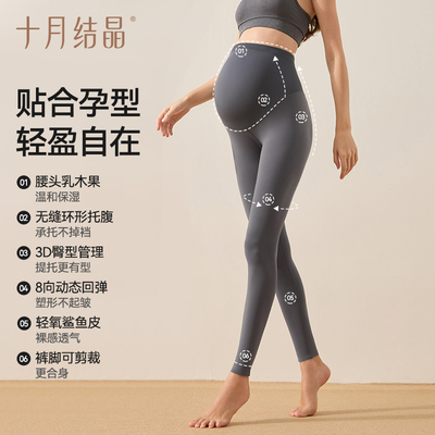 10A抗菌3D提臀孕妇鲨鱼裤