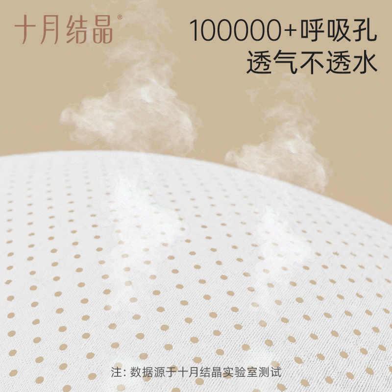 十月结晶立体护围孖纺防溢乳垫一次性超薄产后溢哺乳贴乳垫100片 - 图3