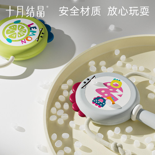 十月结晶拨浪鼓新生婴儿手摇鼓摇铃益智儿童玩具0-1岁宝宝可啃咬 - 图3