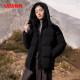 Women's versatile short stand collar down jacket