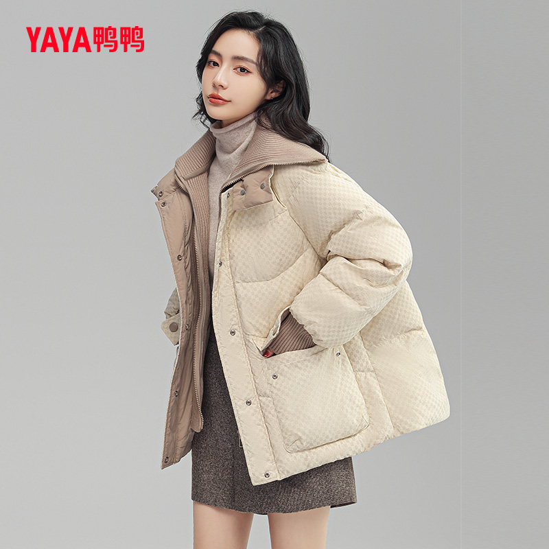 鸭鸭2022年冬季新款爆款90绒羽绒服 鸭鸭羽绒服