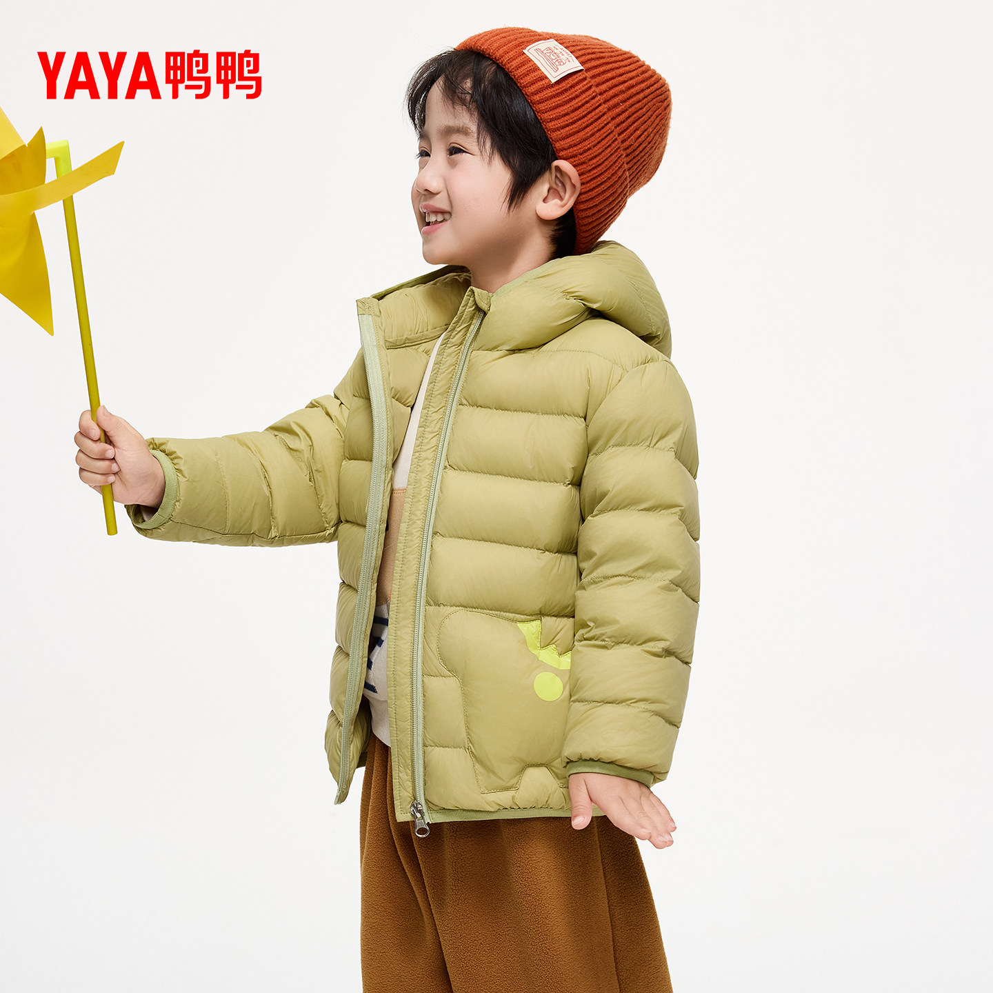 Duck children's short down jacket for boys and girls thickened jacket