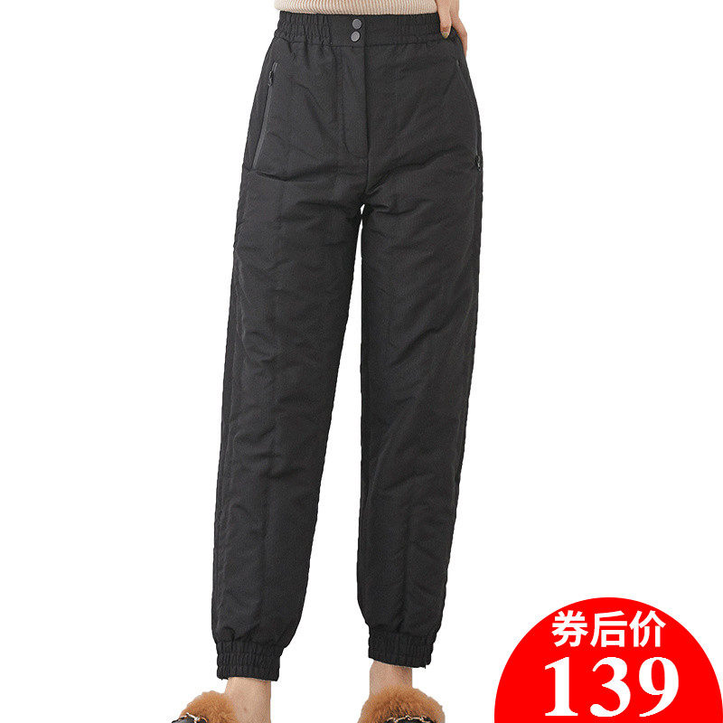 鸭鸭2020新款外穿休闲束脚羽绒裤 鸭鸭棉裤/羽绒裤