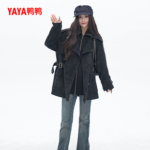 鸭鸭羽绒服女士2026年秋冬新款时尚
