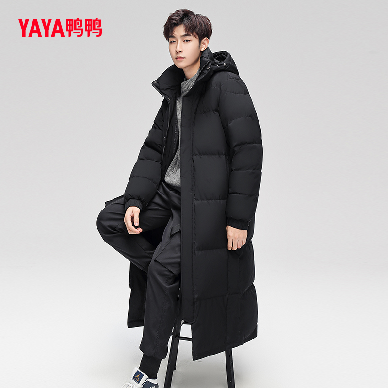 鸭鸭男士2021年冬季新款长款羽绒服 鸭鸭羽绒服