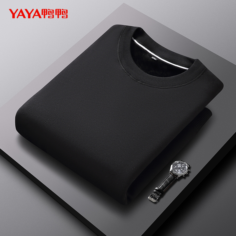 鸭鸭2021新款针织假两件针织衫男 鸭鸭针织衫/毛衣