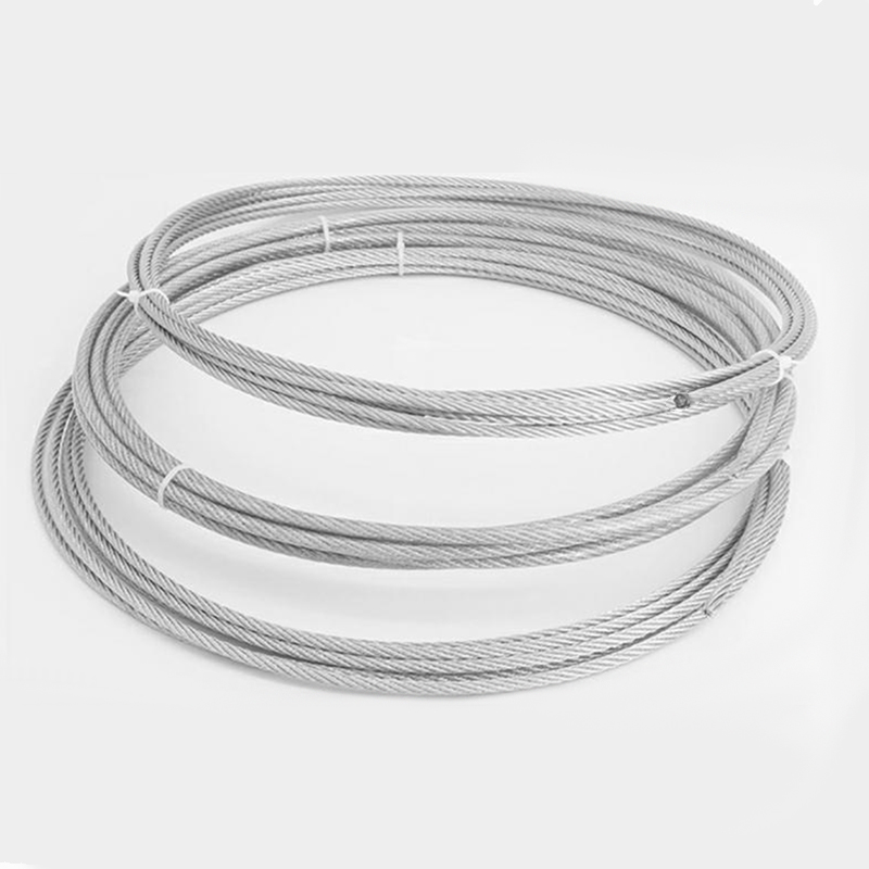 304不锈钢钢丝绳吊绳牵引挂画绳 包塑钢丝绳 1.2mm1.5mm2mm3mm5mm
