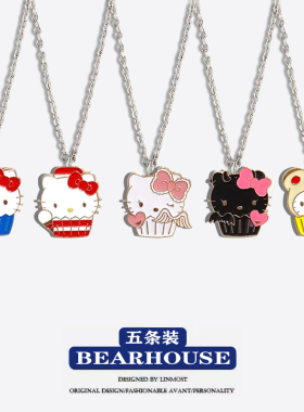 新款KT猫项链简约可爱ins女学生