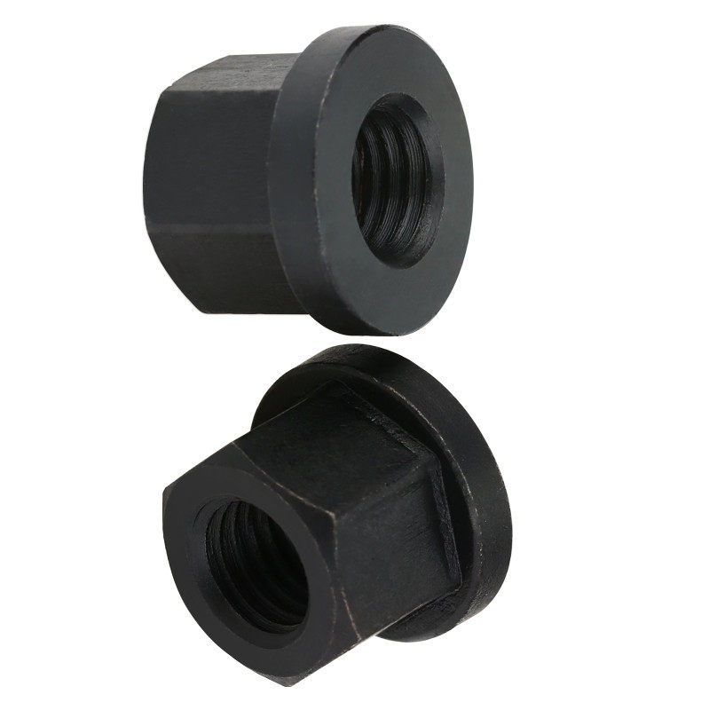 加厚法兰螺母压板螺帽带垫螺母M8M10M12M14M16M18M20M22M24M27M36 - 图1