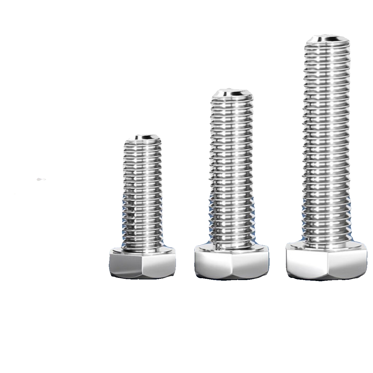304不锈钢外六角螺丝螺钉螺杆M3M4M5M6M8M10M12M16加长外六方螺栓 - 图0