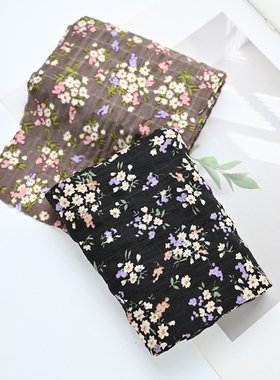 春款小碎花大肠发圈DIY布条