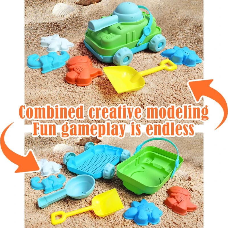 Children's beach toys, playing with sand, digging an hourgla - 图3