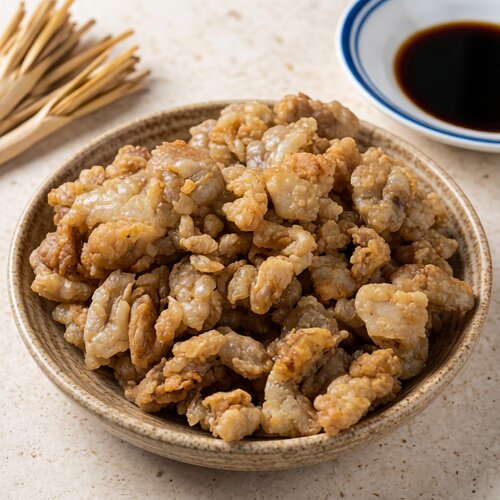 新鲜香酥猪油渣炒菜用饺子包子馅下酒菜猪肉粕干脂渣湖南醴陵特产 - 图0