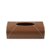HarborHouse American style home study living room desktop storage tray organizer tissue box leather Pete