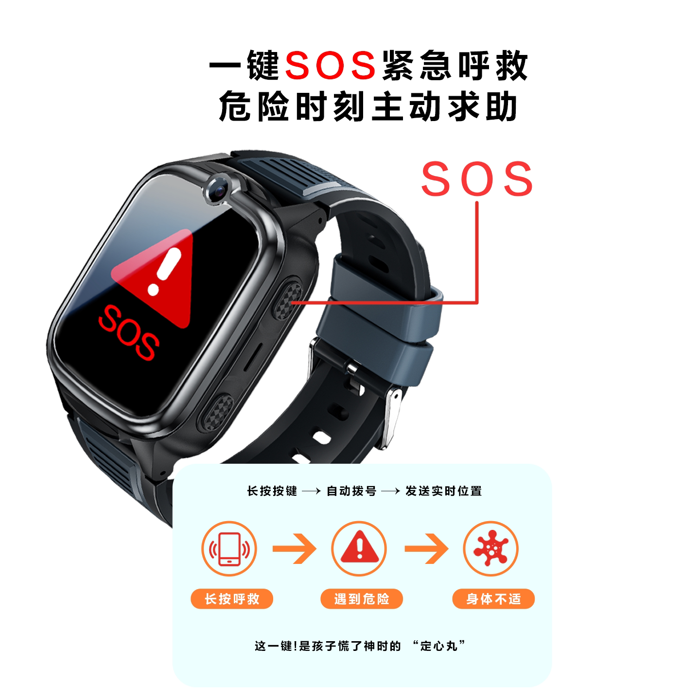 [官方旗舰店]飞利浦2026年新款电话手表4G全网通高清视频通话精准智能定位防水中小学生儿童电话智能手表