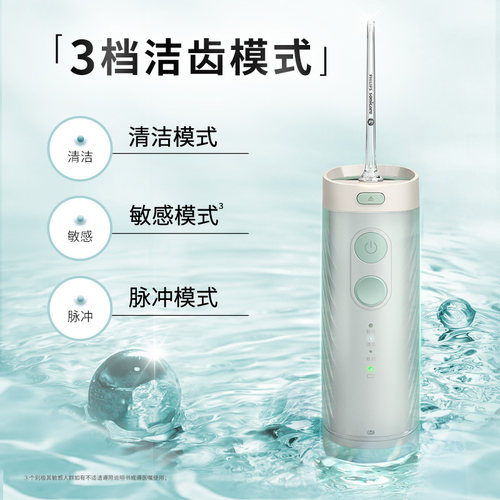 Philips飞利浦HX3331 便携式冲牙器+3喷头