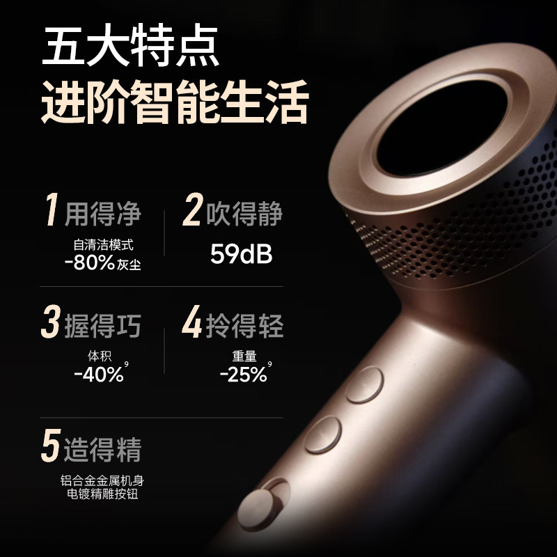 限时直降】飞利浦高速吹风机pro家用负离子护发速干大风力电吹风