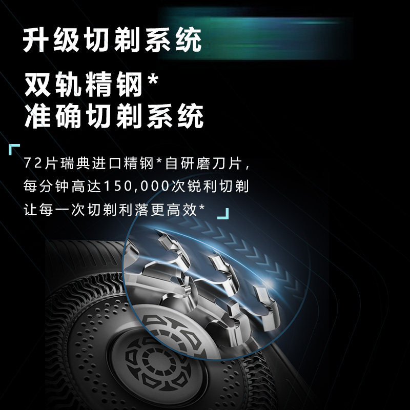 飞利浦电动充电式新品旗舰店光感 飞利浦剃须刀