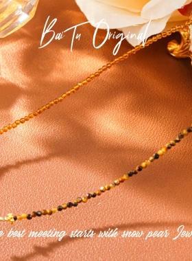 【柏荼】铜  轻奢手工 WX0160 项链·中长