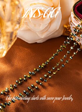 【INS · GG】水晶项链轻奢复古小众个性项链X1087