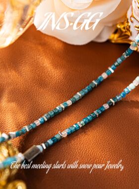 【INS · GG】月   芭冰 手工高定 天河石AX1186 项链·中长