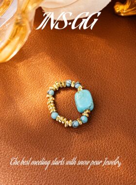 铜合金戒指 【INS · GG】松轻奢设计 LJ349 戒指