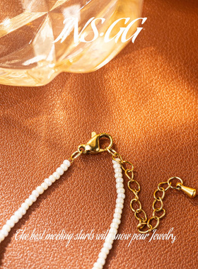 【INS · GG】珠  轻奢手工 LX3044 项链·中长