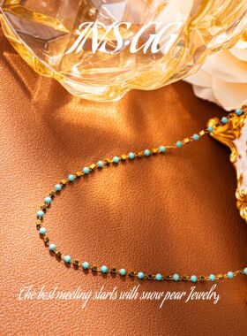 【INS·GG】松   小蓝 手工高定 LX3059 吊坠·中长