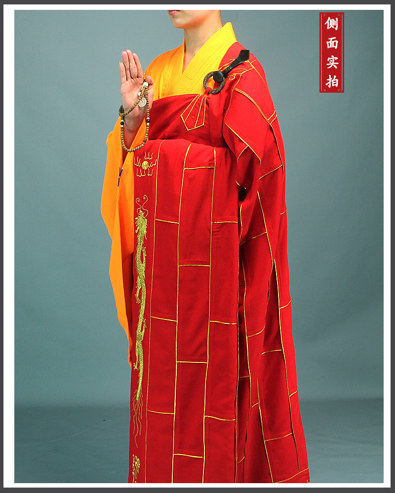 佛家僧服多丽丝麻纱祖衣袈裟海清三衣僧人僧衣僧服祥云衣千花衣