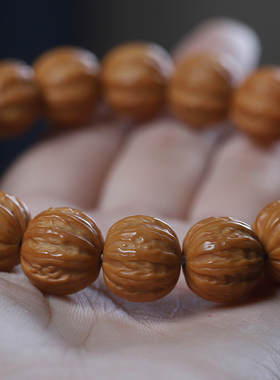 猴头土豪京八棱手串核桃女款手链