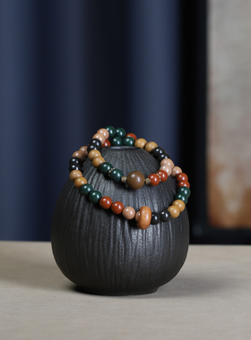 手工五方古法合香珠手链佛珠念珠